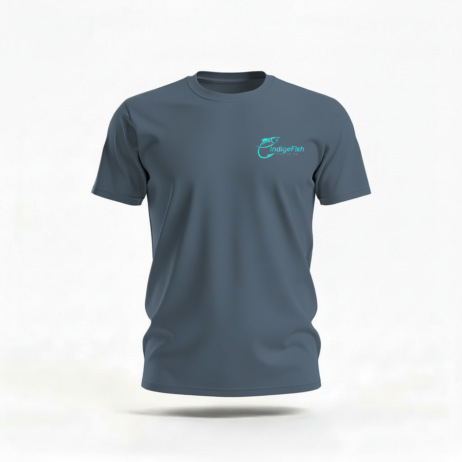 Keep It Reelin' Old School Single Label Heritage Angler Tee by IndigeFish