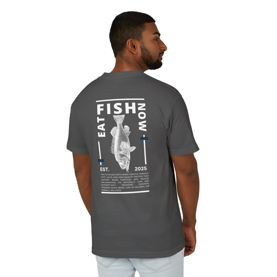 IndigeFish Eat Fish striped bass tee