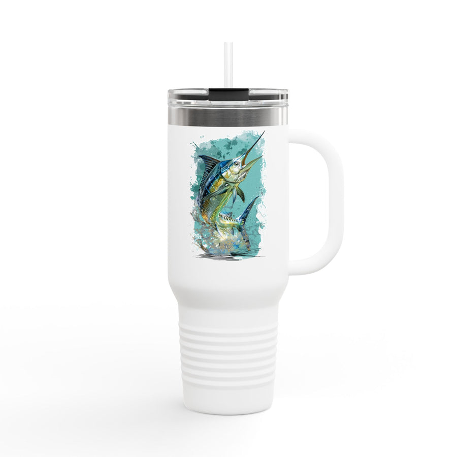 IndigeFish Guatemala Marlin Edition 40oz insulated travel mug